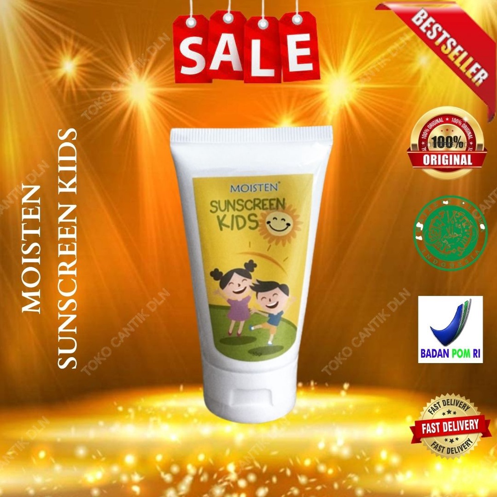 Moisten Sunscreen Kids 35 gr #Sunscreen Anak Anak