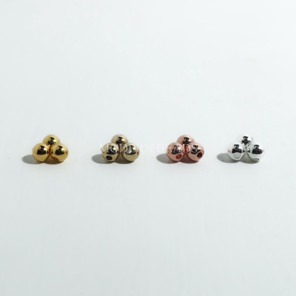 [10 GRAM] Mutiara Jepang / Payet Mote Manik Jepang Bulat  Kw 1 / Kw A / Grade A 3mm 4mm 6mm 8mm Warna Gold, Light Gold, Rose Gold, Silver