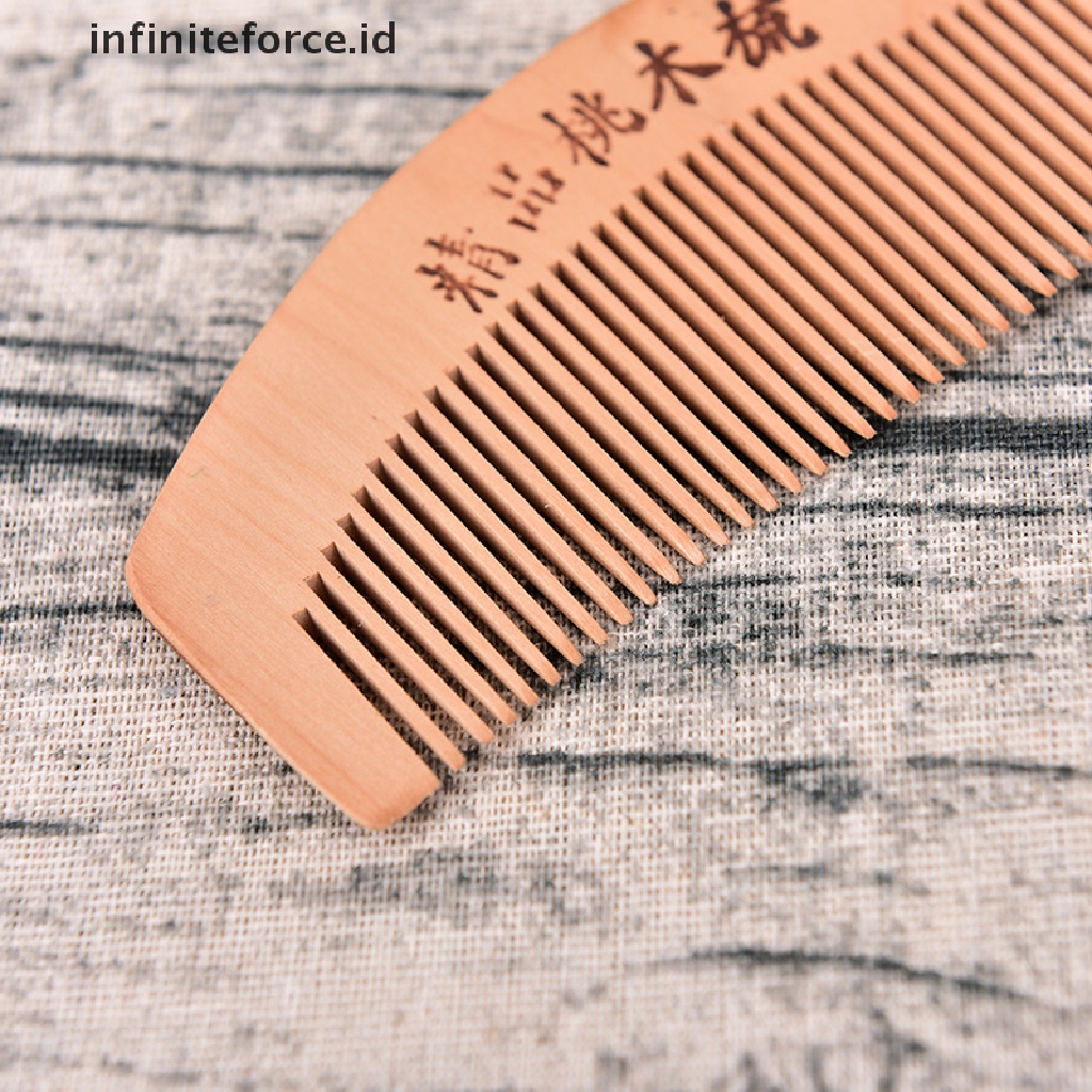 (Infiniteforce.Id) Sisir Jenggot Pria Bahan Kayu