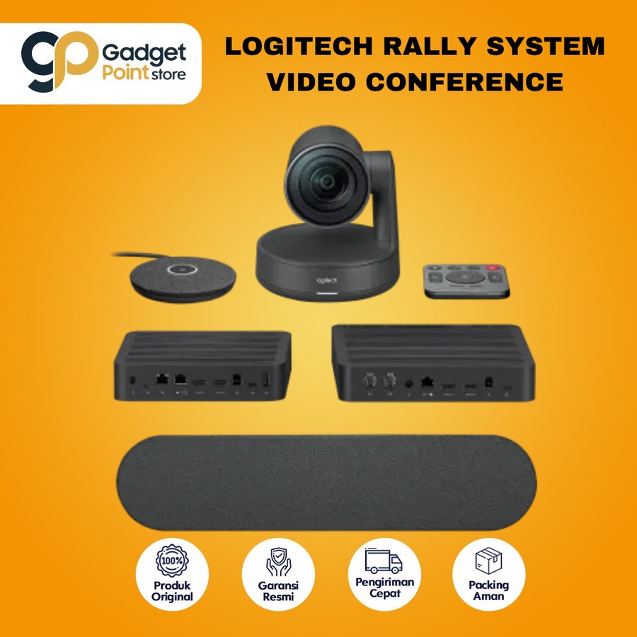 Logitech Webcam Set Rally Ultra-HD ConferenceCam Premium - Garansi Resmi 2 Tahun