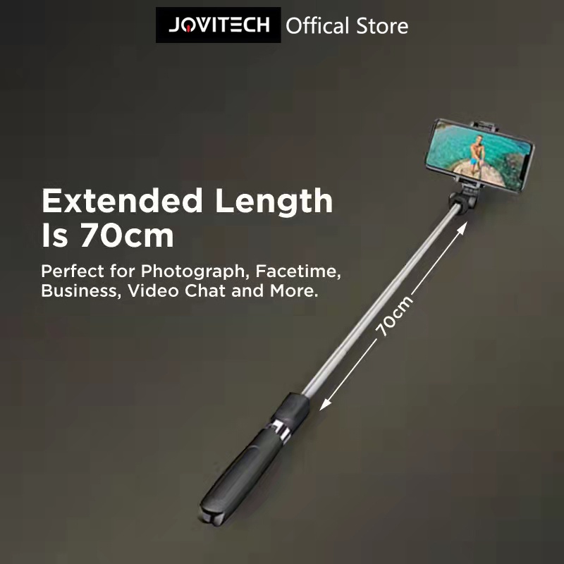 【COD】Jovitech TRIPOD TONGSIS 3 IN 1  STAND SELFIE AND SELFIE STICKER R1 / TONGSIS WIRELESS / TRIPOD BLUETOOTH REMOTE CONTROL / SELFIE STICK TRIPOD 360°