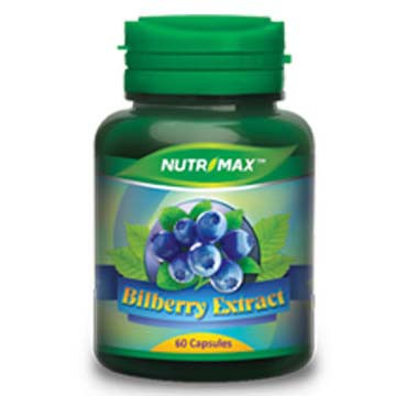 Nutrimax Bilberry Extract 60's