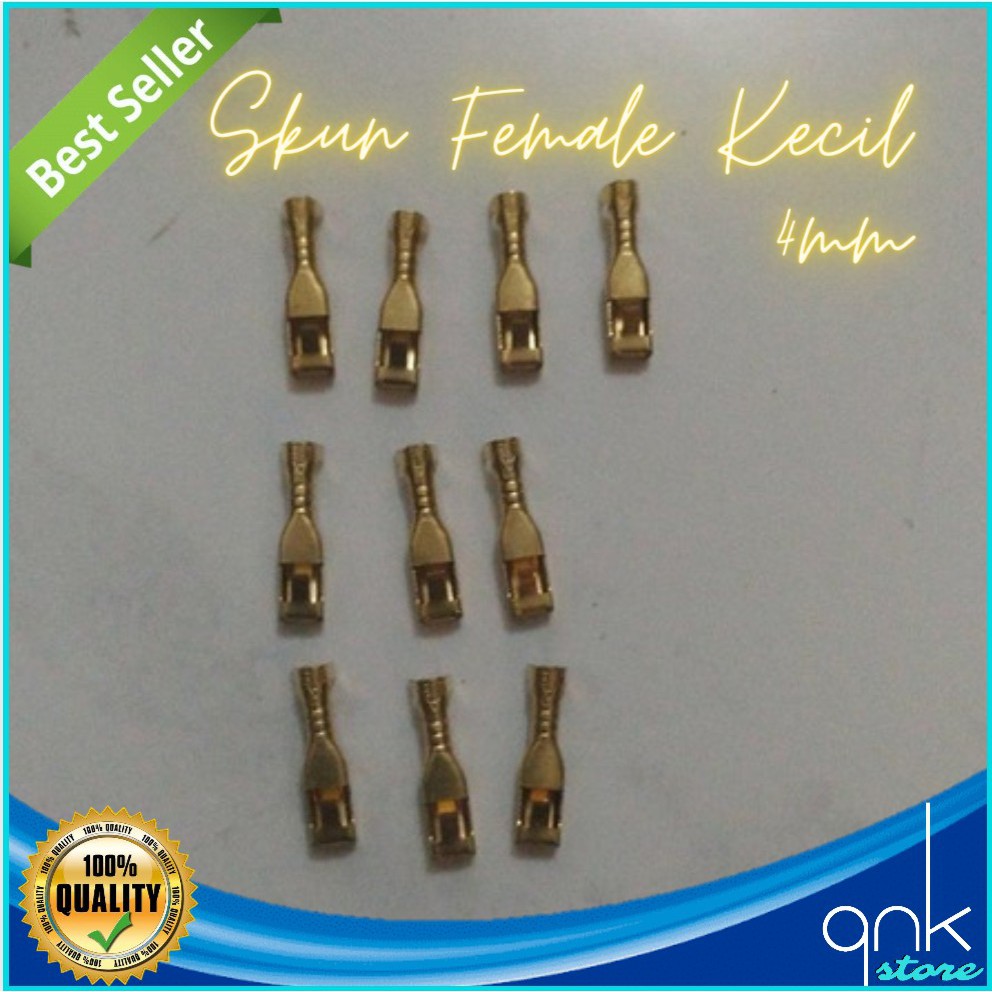 Scun Gepeng Female Kecil 4mm Skun Gepeng Scun Female