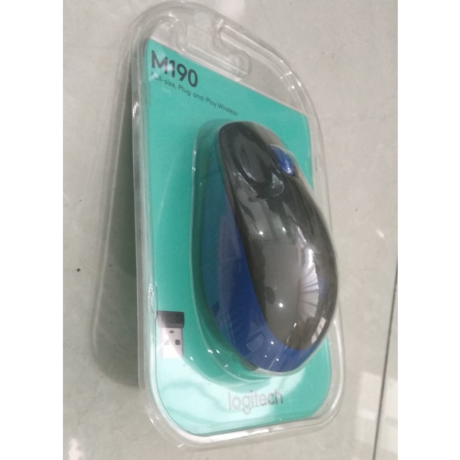 Logitech M190 Wireless Mouse Tanpa Kabel Original