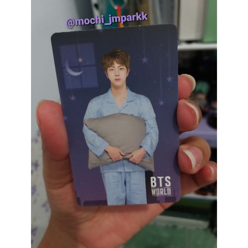 Jin photocard Coupon Card BTS World Ost