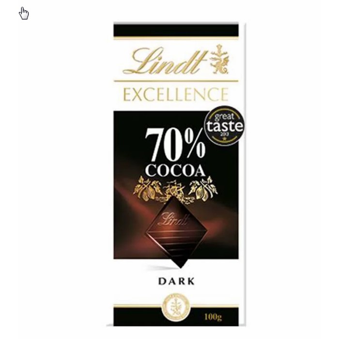 

Lindt Excellence 70 Persen Cocoa Dark 100 Gram