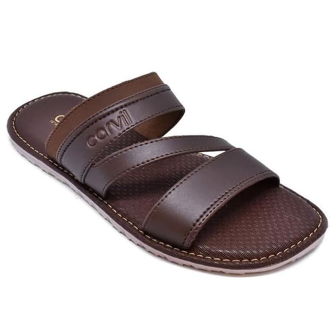 promo sandal casual pria carvil FREDDO-04 Brown