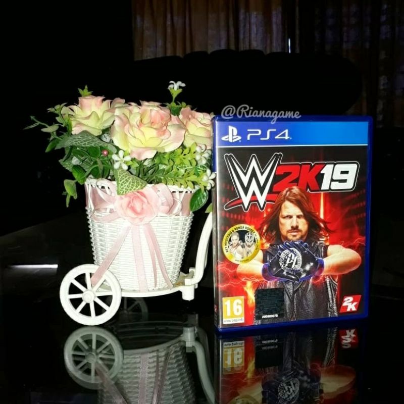 BD PS4 Kaset PS4 WWE 2K19 W2K 2019 Game Smackdown CD PS 4 Bekas Second Original