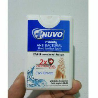Nuvo hand sanitizer Spray 18 ml mini pocket