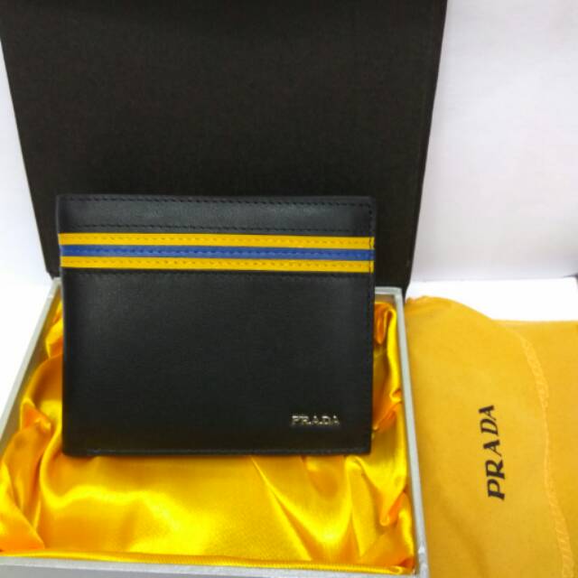 Dompet pria super premium pradaM1665 black
