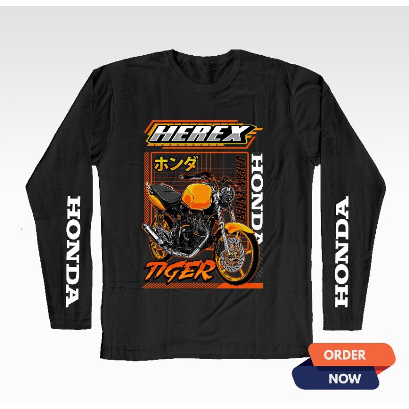 KAOS HEREX TIGER HONDA GANK LENGAN PANJANG