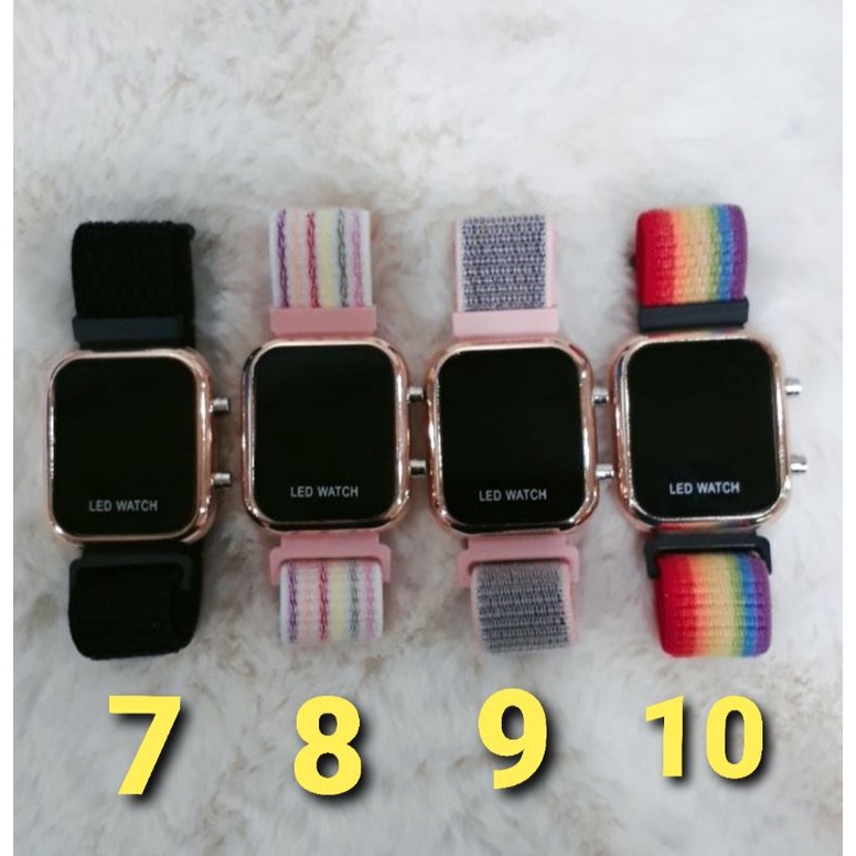 Jam tangan wanita LED SETRAP KANVAS