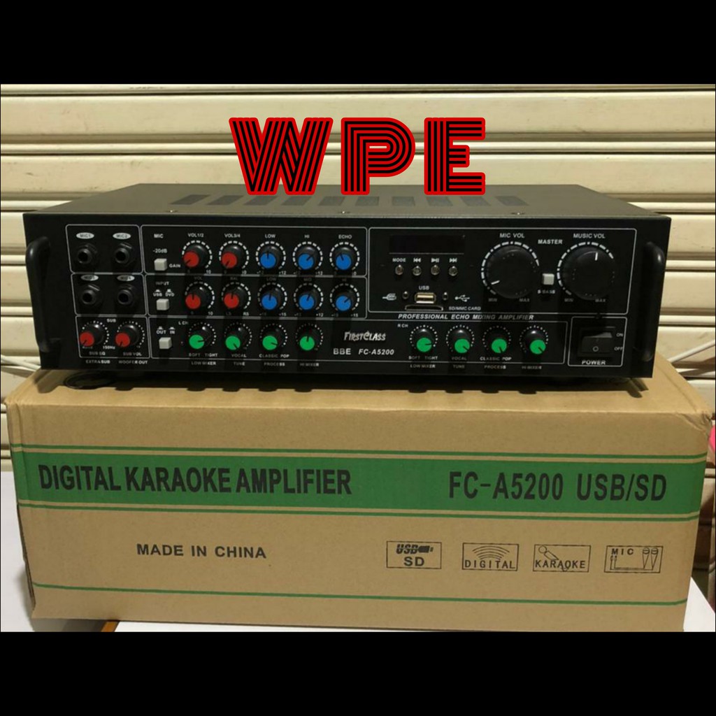 AMPLIFIER FIRSTCLASS FC A5200 AMPLI FIRSTCLASS FC A 5200 FCA5200 USB SD