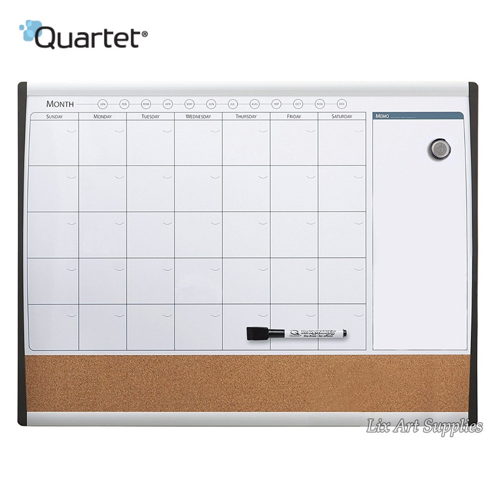 

QUARTET Arc Frame Combination Planner Board 43 x 58 cm (Whiteboard)