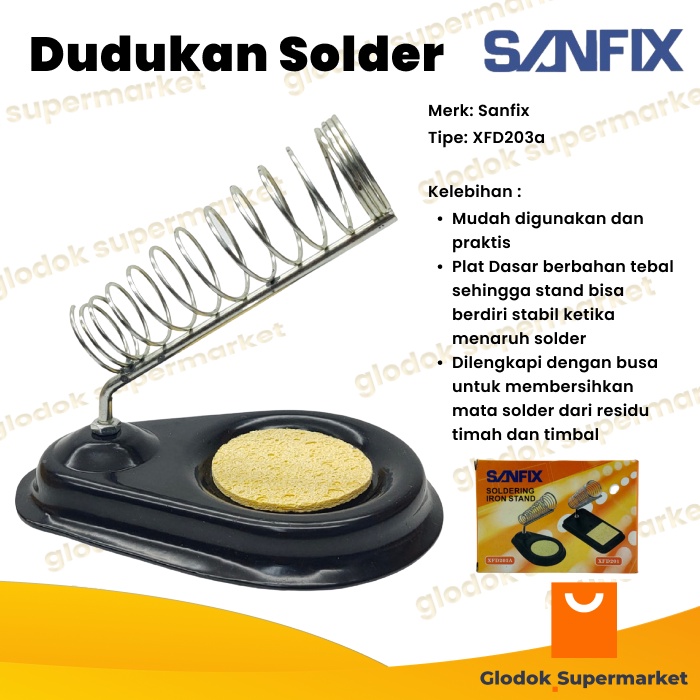 Dudukan Solder Sanfix XFD203a Tempat Solder Tatakan Stand Solder