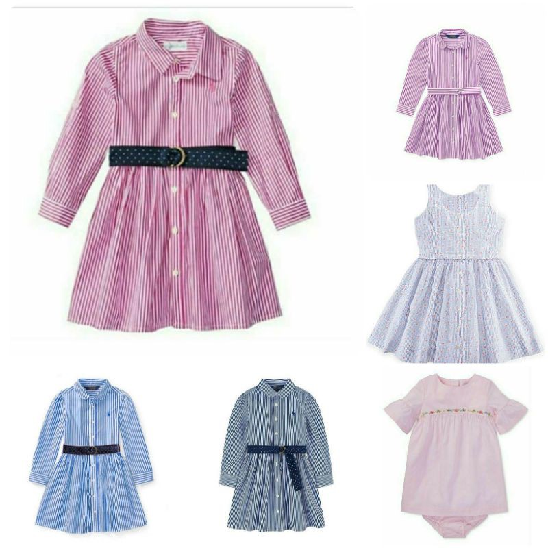 Polo Ralp Lauren Dress Original Dress Anak Perempuan Polo Part 3