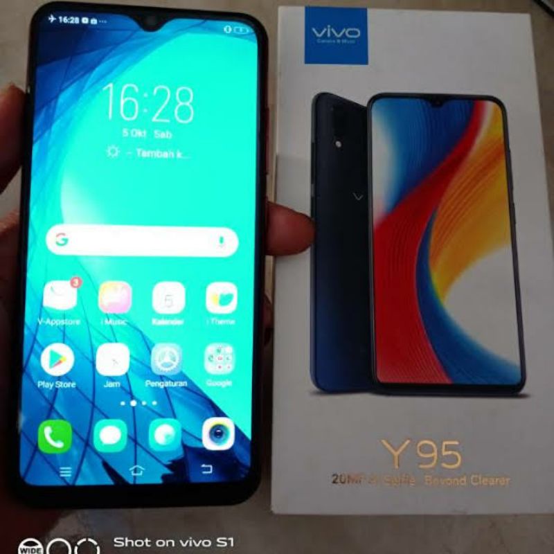 hp second Vivo Y95 Ram 4/32