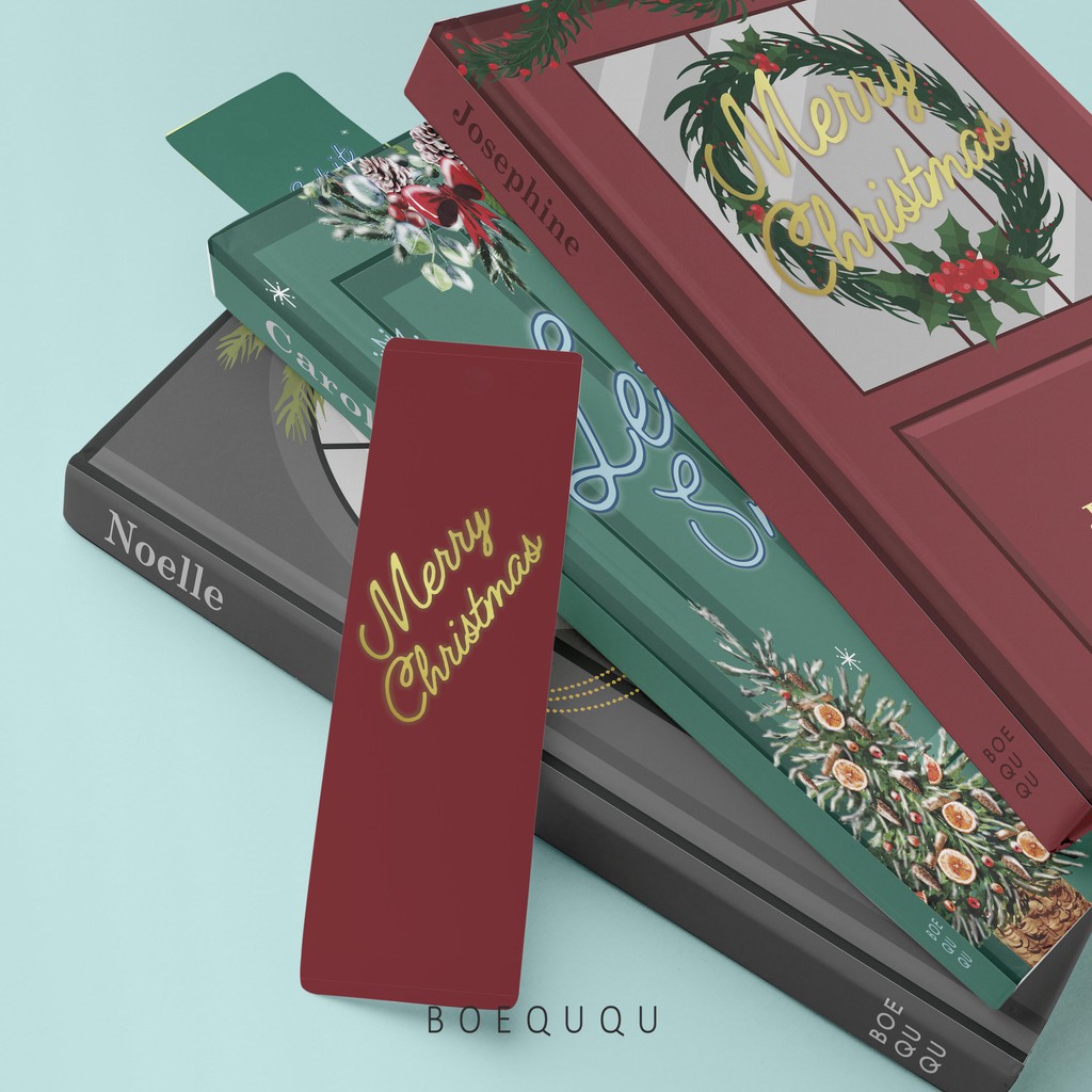 

[Christmas Design] - Boeququ Custom Notebook Hardcover A5 Premium / Hadiah Natal Custom 2024 Premium