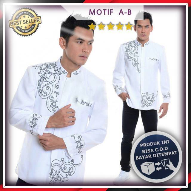 Jual Jasko Jas Koko Jaskoko Pria Muslim Modern Original Bordir Bahan