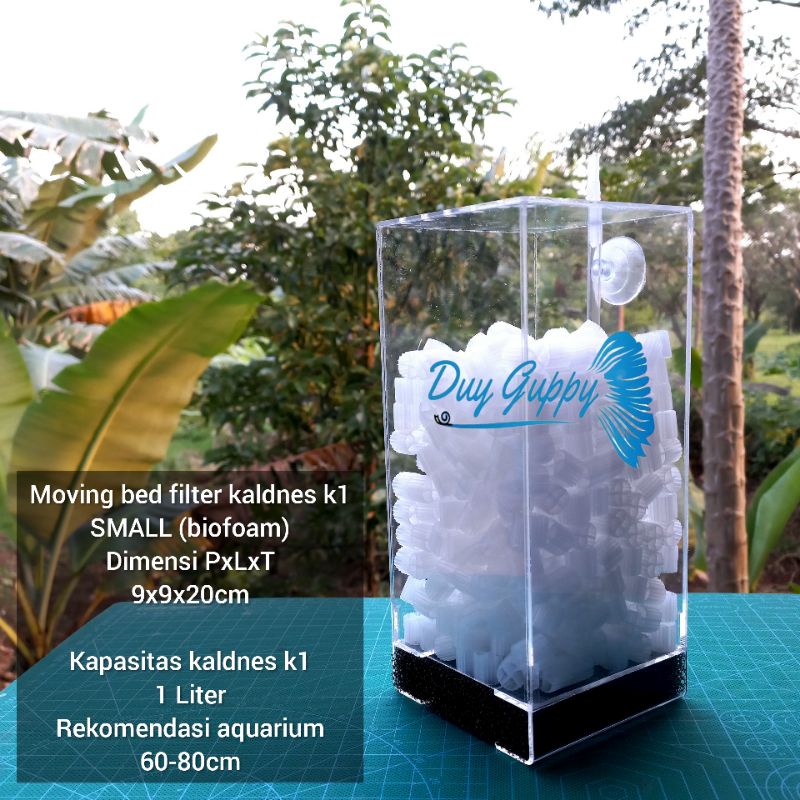 moving bed filter kaldnes k1 [SMALL] biofoam, with kaldnes k1