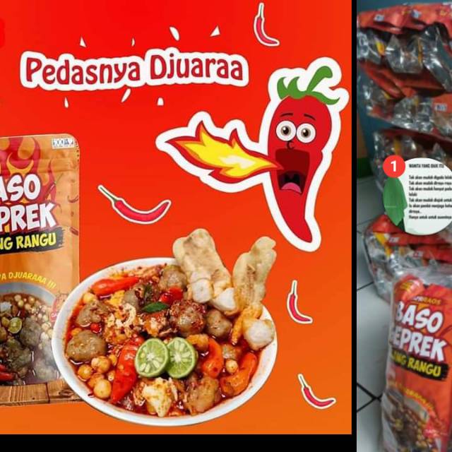 

Bakso geprek juara