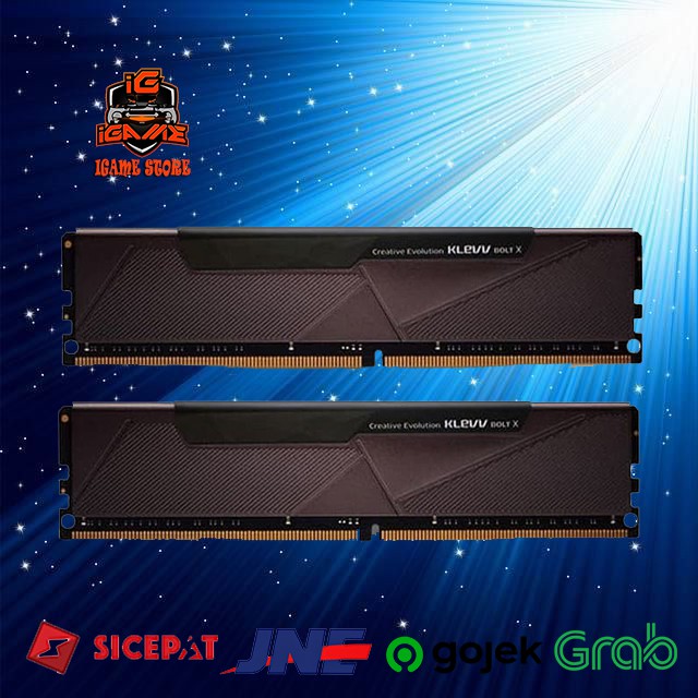 KLEVV DDR4 BOLT X Series PC25600 3200MHz Dual Channel 16GB (2X8GB) MANTULLL GAN