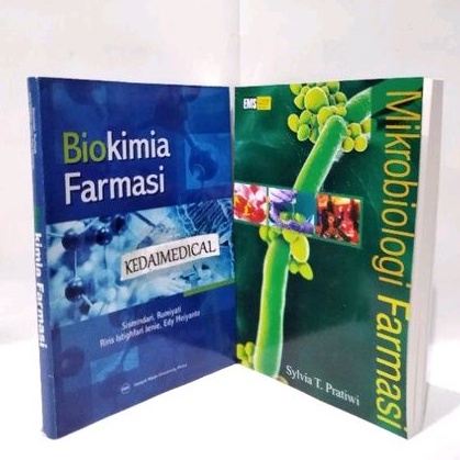 PAKET 2 BUKU MIKROBIOLOGI FARMASI &amp; BIOKIMIA FARMASI TERMURAH