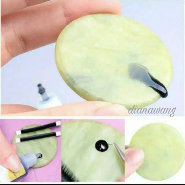 Jade Stone Eyelash Extension / Palette Glue