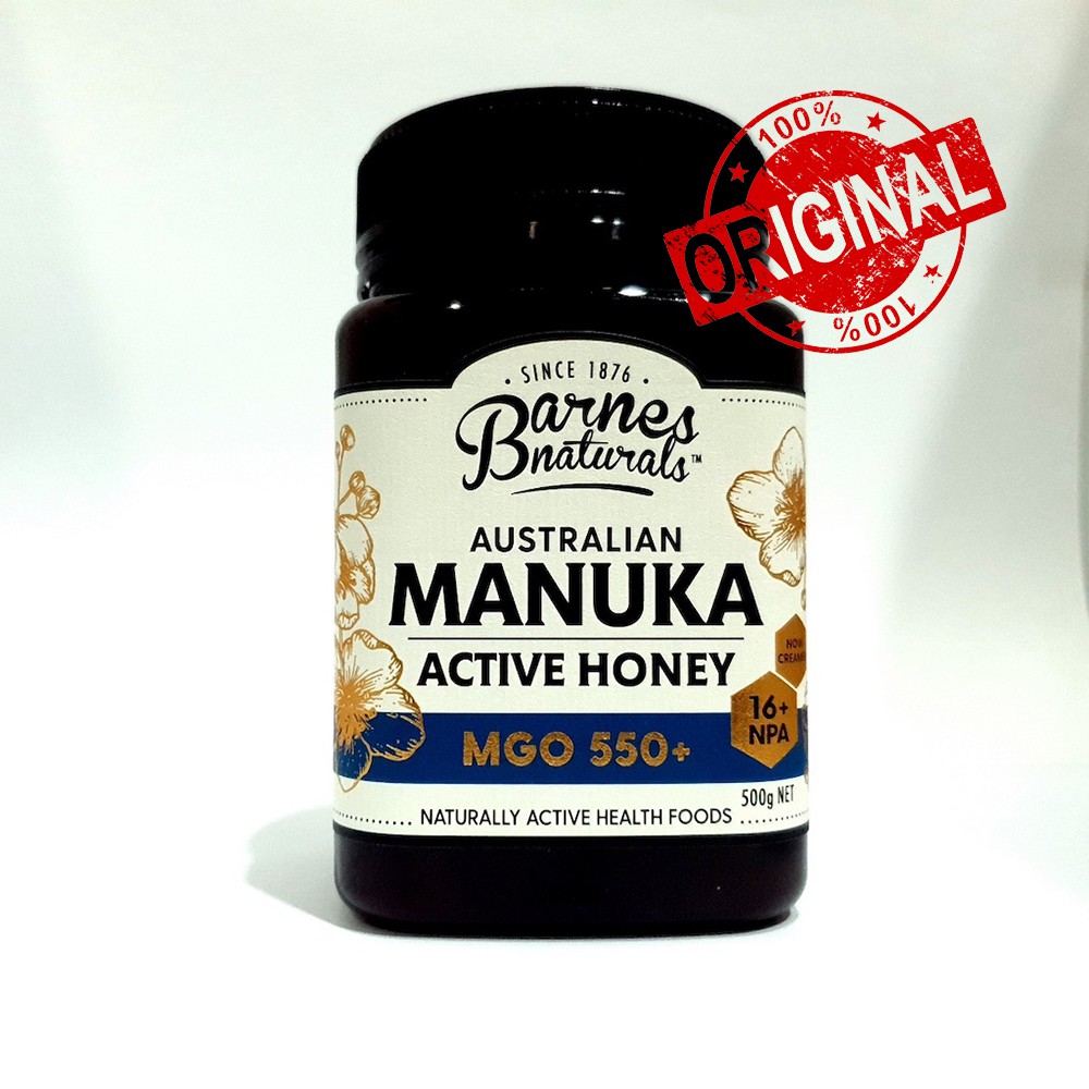 Barnes Naturals Australian Manuka Honey 500g MGO 550+ | Shopee Indonesia