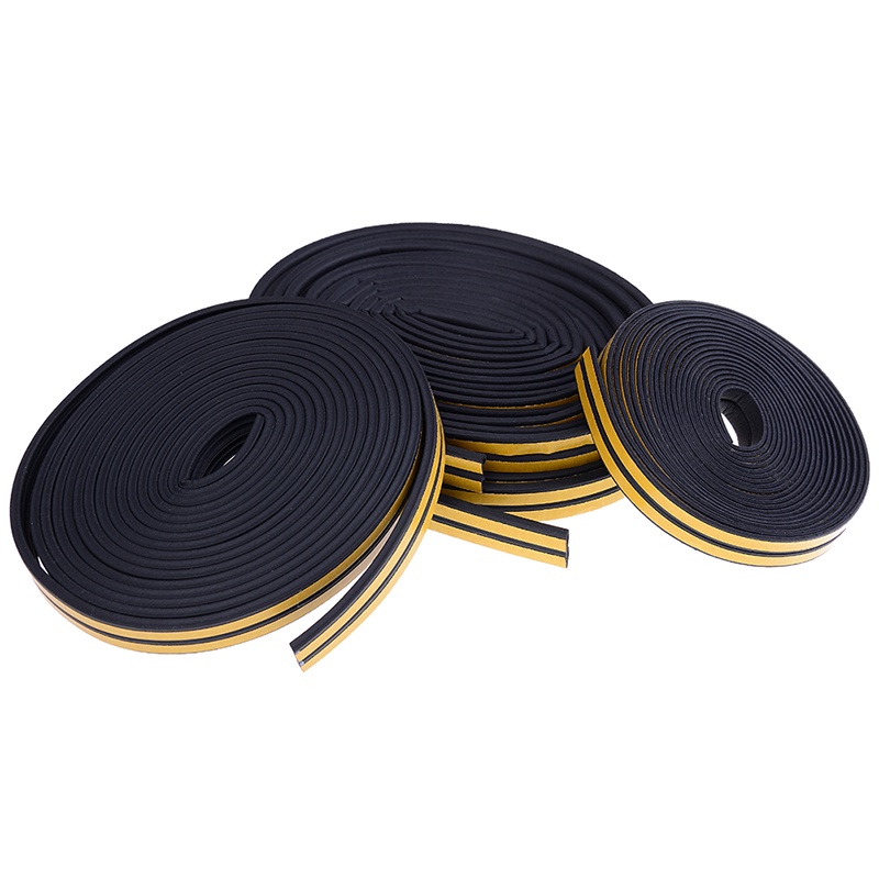 10m Karet Foam Seal Strip Roll Untuk Pintu