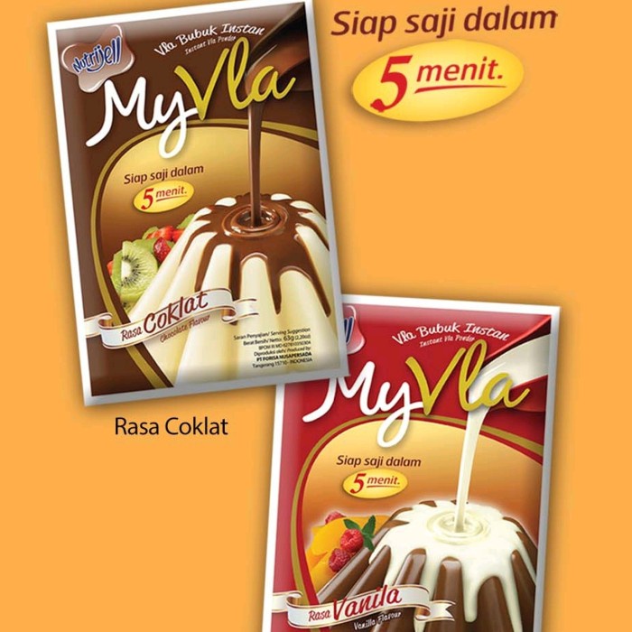 

Ht6362D My Vla Nutrijell Coklat / Vanilla Per Box Isi 6 Sachet Murah - Coklat Ht5