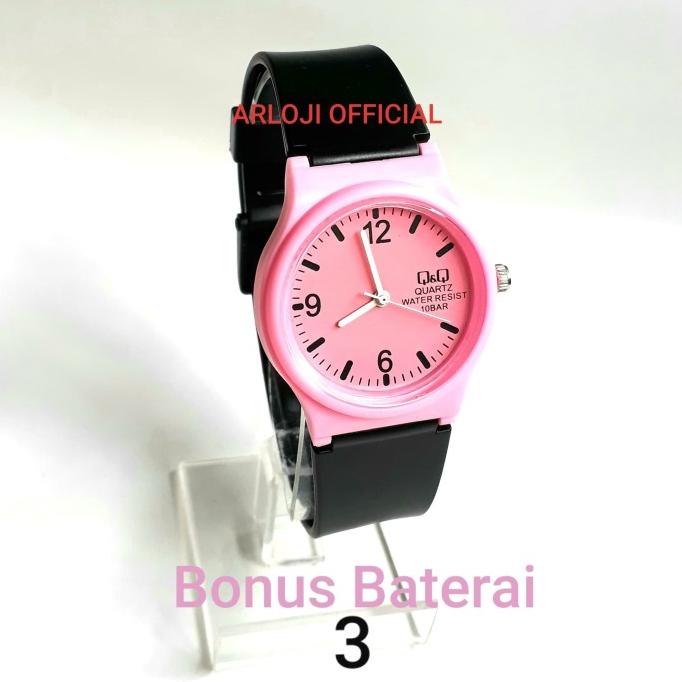 Super Jam Tangan Wanita/Anak Qnq Rubber 5 Warna "B;