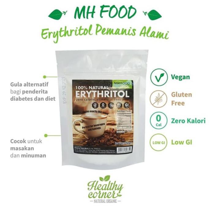

Erythritol Natural Pemanis Alami Diabetes 250 gr - MH Food SPECIAL