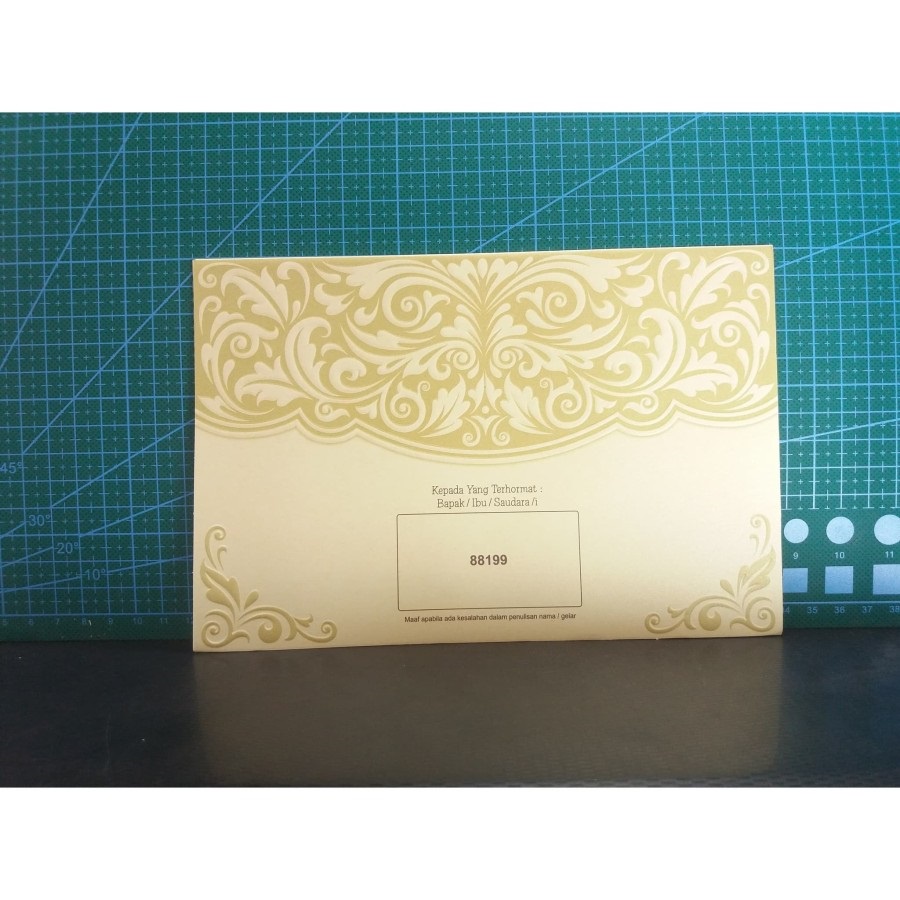 

Undangan Pernikahan Free Plastik + file setting Blangko ERBA 88199