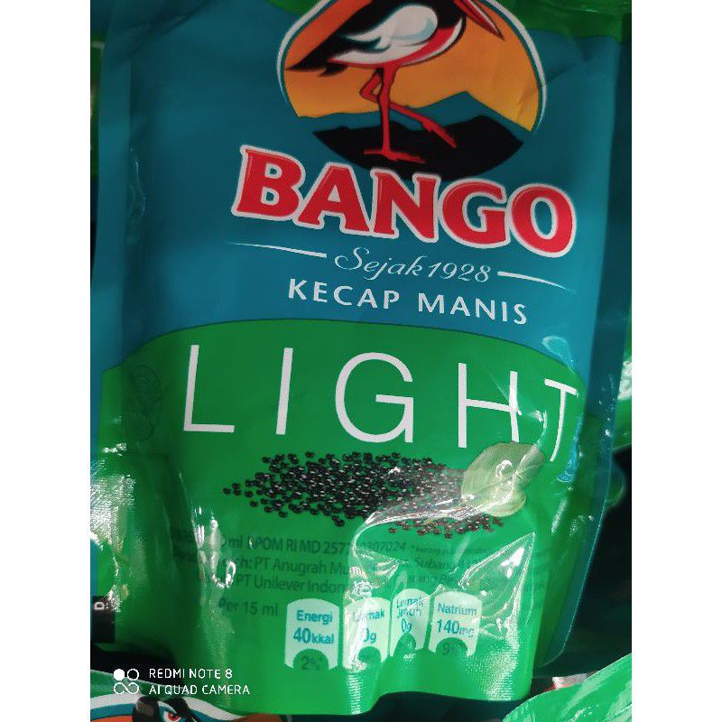 

Bango Kecap Manis Light 550ml