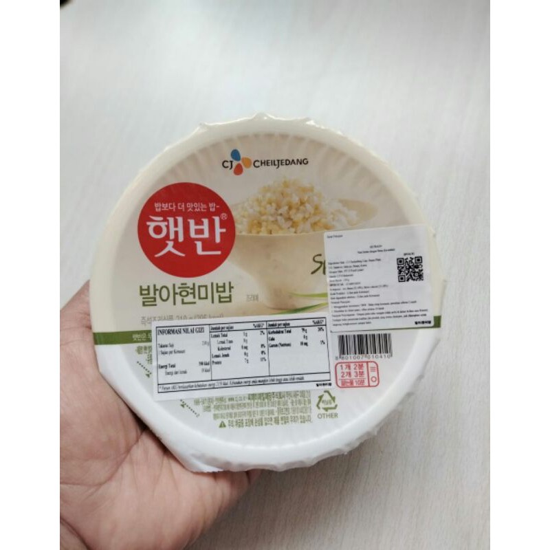 

BEKSUL Nasi Instan Dengan Beras Kecambah/Cooked Sprouted Brown Rice 210gr