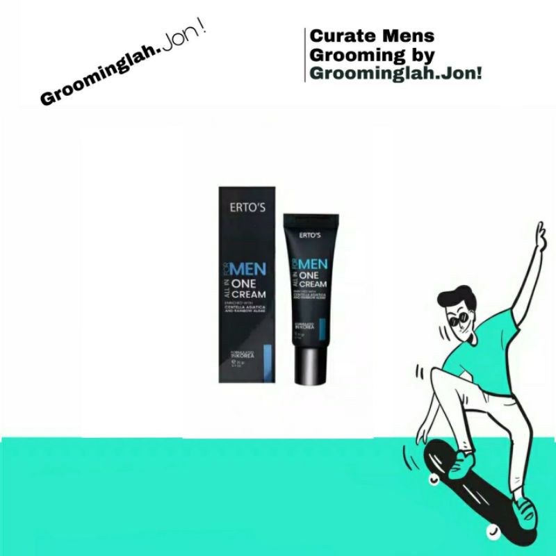 Cream Wajah Pria Ertos For Men All in One Cream 20 gr