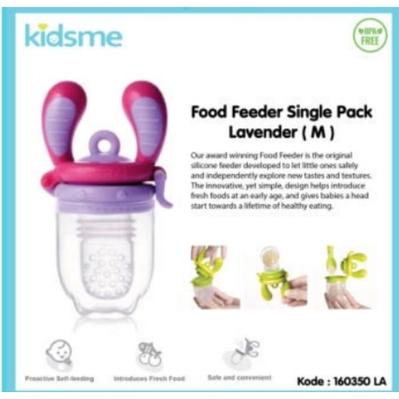 KIDSME FOOD FEEDER SINGLE PACK - SIZE L (6+) &amp; SIZE M