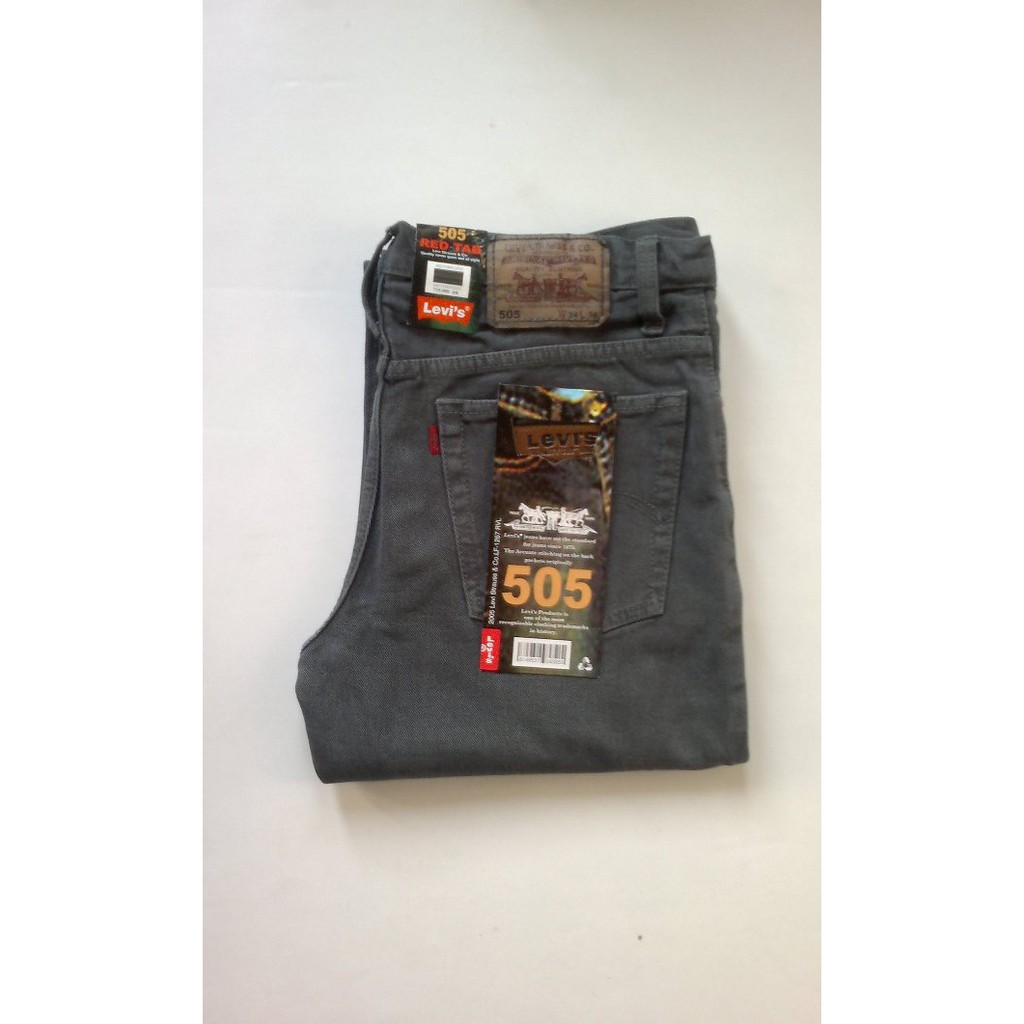 grey levi 505 jeans