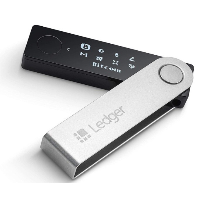 {laptopstore} Ledger Nano X Crypto Hardware Wallet Dompet Bitcoin Cryptocurrency - Nano X Only Berku