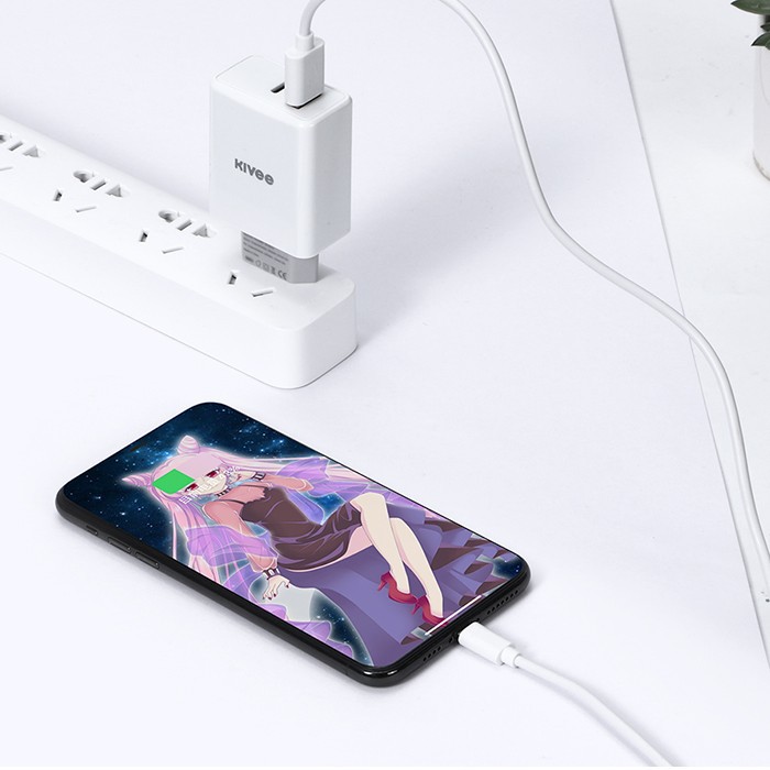 Cable Data fast charge 2.1A Micro USB mini dual murah original