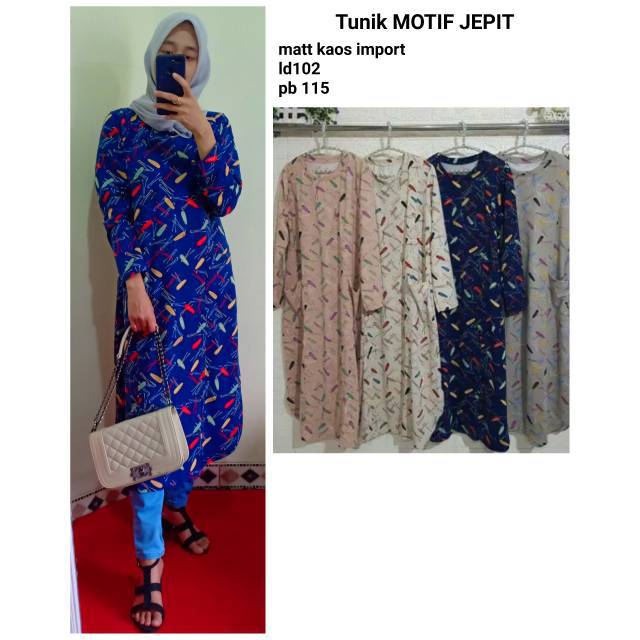 TUNIK MOTIF / LONG TUNIK IMPORT