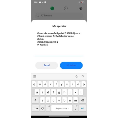 Kartu 3 sakti 2.5 gb 3000