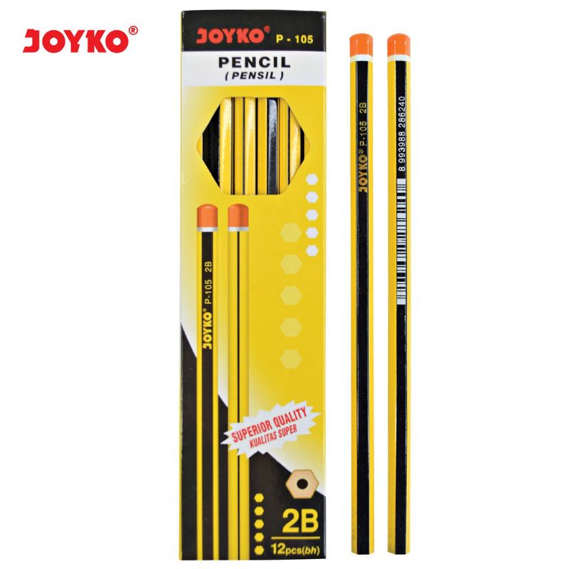 

Pencil Pensil Joyko P-105 2B 1 BOX 12 PCS