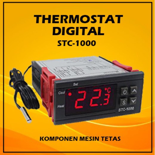 Termostat Digital STC-1000 Thermostat Mesin Tetas Telur Full Otomatis Penetas Telur Otomatis