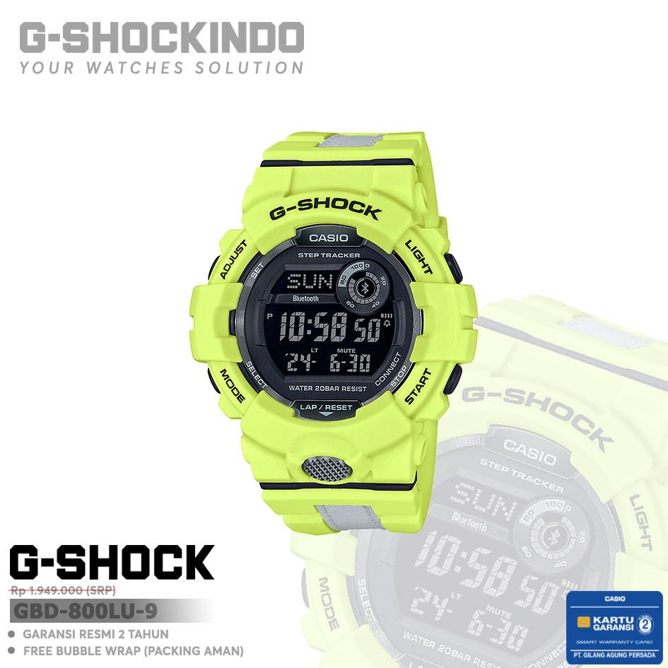 Casio G-shock GBD-800LU-9 / GBD-800LU-9DR Original