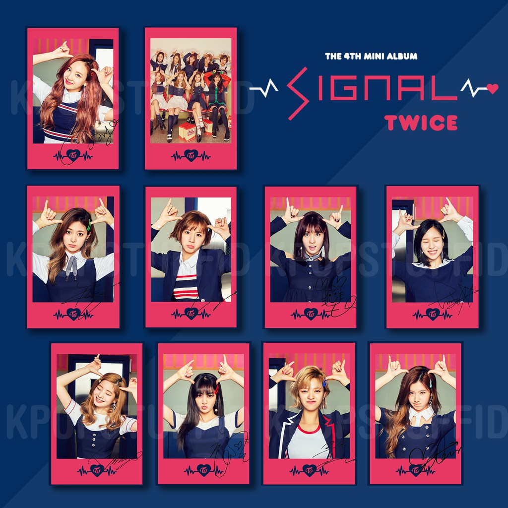 [READY] D014 Polaroid KPOP Twice Signal C Version ( TTD 