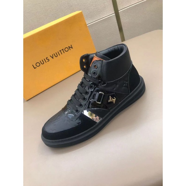 Sepatu lv sneaker mirror quality terlaris shoes lou is vuitton