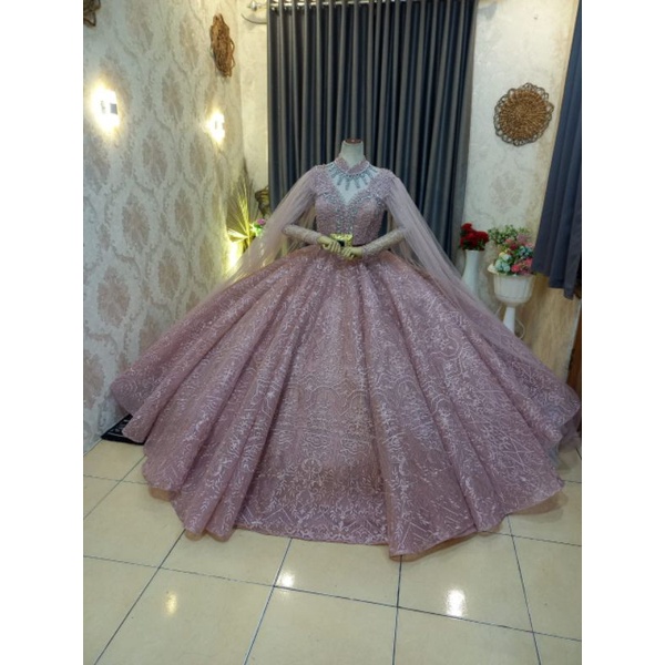 TERBARU GAUN CRONOLIN PENGANTEN 2 IN 1  /BAJU PENGANTIN MODEL TERBARU/GAUN SLIM DRESS/GAUN MODREN /GAUN PENGANTIN BEREKOR/WEDDING DRESS