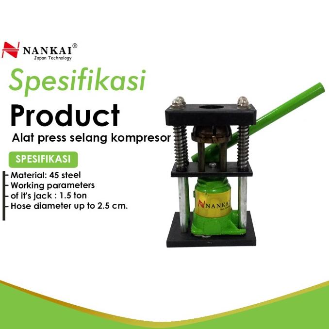 Nankai Alat Pres Nepel Selang Kompressor